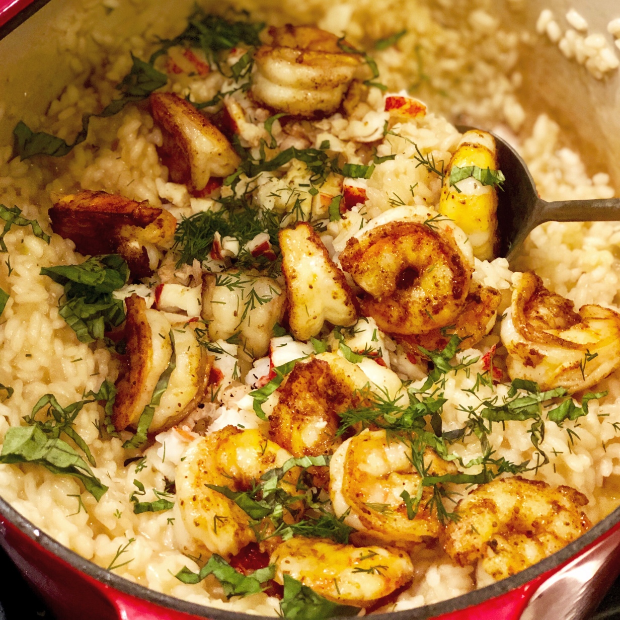 Shrimp and Lobster Risotto – Maroscooking